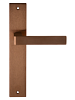 Дверная ручка на планке Extreza ENZO-PL13-F09-PVD (ENZO 117) медь PVD