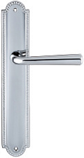 Дверная ручка Extreza "SANDRO" (Сандро) 332 на планке PL03 полированный хром F04