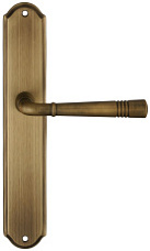 Дверная ручка Extreza "GUSTO" 334 на планке PL01 матовая бронза F03