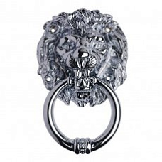 Дверная ручка-гонг Leone (Лев) CROMO