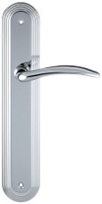 Дверная ручка Extreza "SIMONA" (Симона) 314 на планке PL05 полированный хром F04