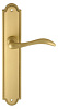 Дверная ручка на планке Extreza AGATA-PL03-F02 (AGATA 310) матовая латунь