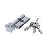 Цилиндровый механизм Extreza AS-70C-KNOB-2 40x30 мм, (35x10x25) ключ-вертушка, матовый хром F05