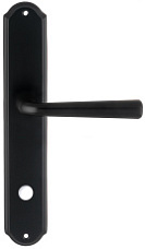 Дверная ручка Extreza "SANDRO" (Сандро) 332 на планке PL01 черный F22 сантехническая завертка WC