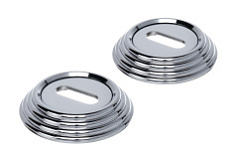 Накладка дверная под ключ буратино Extreza KEY-R05 полированный хром F04