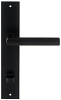 Дверная ручка на планке Extreza ODA-PL11-WC96-F22 (ODA 133) черный матовый