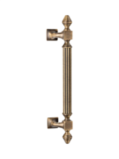 Ручка дверная скоба Extreza "IMPERO" 500 мм межосевое 370 мм, матовая бронза F03