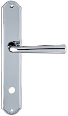 Дверная ручка Extreza "SANDRO" (Сандро) 332 на планке PL01 WC полированный хром F04