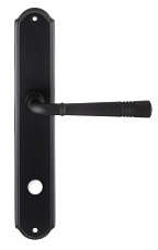 Дверная ручка Extreza "GUSTO" 334 на планке PL01 черный F22 сантехническая завертка WC