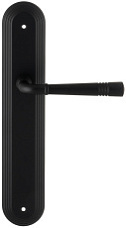 Дверная ручка Extreza "GUSTO" 334 на планке PL05 черный матовый F22