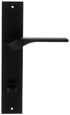 Дверная ручка на планке Extreza AURA-PL11-WC-F22 (AURA 134) черный матовый
