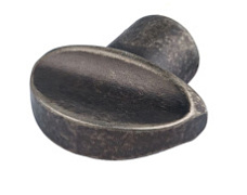 Вертушка для цилиндра Extreza KNOB-1 античное серебро F45