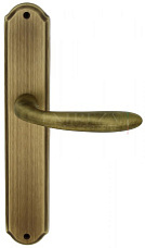 Дверная ручка Extreza "COMO" (Комо) 322 на планке PL01 матовая бронза F03