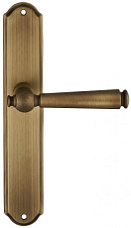 Дверная ручка Extreza "ANNET" 329 на планке PL01 матовая бронза F03 без доп. запирания PASS