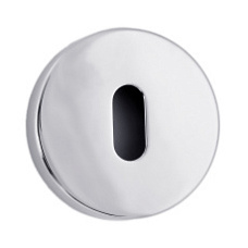 Накладка под ключ Extreza KEY-R12-F04 (круглое основание 10 мм) полированный хром / 2шт.