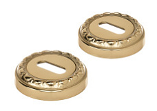 Накладка дверная под ключ буратино Extreza KEY-R02 полированное золото F01