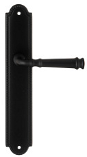 Дверная ручка Extreza "BONO" (Боно) 328 на планке PL03 черный матовый F22