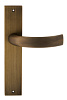 Дверная ручка на планке Extreza CASCATA-PL11-F03 (CASCATA 140) матовая бронза