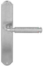 Дверная ручка Extreza "BENITO" (Бенито) 307 на планке PL01 матовый хром F05 без доп. запирания PASS