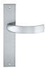 Дверная ручка на планке Extreza CASCATA-PL11-F05 (CASCATA 140) матовый хром