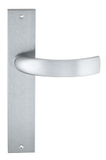 Дверная ручка на планке Extreza CASCATA-PL11-F05 (CASCATA 140) матовый хром