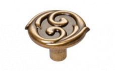 Мебельная ручка-кнопка WPO.634Y.031.M00D1 бронза античная "Флоренция"