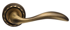 Дверная ручка Extreza "FLEXA" 335 круглая розетка R02 матовая бронза F03