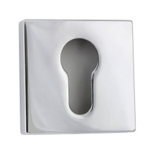 Накладка под цилиндр Extreza CYL-R11-F04 (квадратное основание 10 мм) полированный хром / 2 шт.