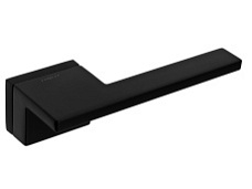 Дверная ручка Extreza Hi-Tech Mirano 138 на розетке R25 черный матовый F22