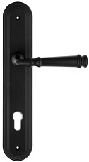 Дверная ручка Extreza "BONO" (Боно) 328 на планке PL05 CYL черный матовый F22