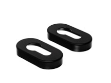 Накладка под цилиндр Extreza CYL-R22-F22 черный матовый