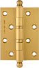 Петля дверная универсальная Extreza 5110 102x76x3 мм матовая латунь F02