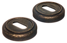 Накладка дверная под ключ буратино Extreza KEY-R01 античная бронза F23