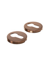 Накладка под цилиндр Extreza CYL-R12-F09-PVD (круглое основание 7 мм) медь покрытие PVD