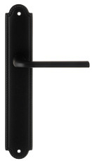 Дверная ручка Extreza "TERNI" (Терни) 320 на планке PL03 черный матовый F22
