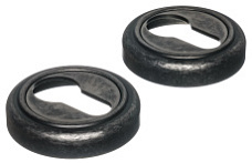 Накладка дверная под цилиндр Extreza CYL-R01 античное серебро F45