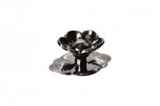 Мебельная ручка-кнопка "Афина" с накладкой 23806.R50L