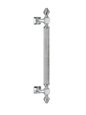 Ручка дверная скоба Extreza "IMPERO" 500 мм межосевое 370 мм, матовый хром F05