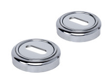 Накладка дверная под ключ буратино Extreza KEY-R01 полированный хром F04