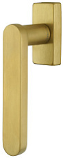 Оконная ручка Extreza JEMMA-HW-F08-PVD (JEMMA 116) матовая латунь PVD