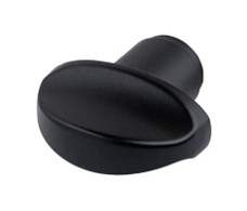 Вертушка для цилиндра Extreza KNOB-1 черный матовый F22