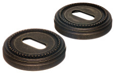 Накладка дверная под ключ буратино Extreza KEY-R03 античная бронза F23