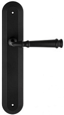 Дверная ручка Extreza "BONO" (Боно) 328 на планке PL05 черный матовый F22