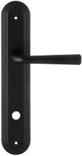Дверная ручка Extreza "SANDRO" (Сандро) 332 на планке PL05 черный F22 под фиксатор WC