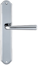 Дверная ручка Extreza "SANDRO" (Сандро) 332 на планке PL01 полированный хром F04