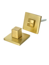 Фиксатор поворотный Extreza WC-R15-F07 матовая латунь глянец