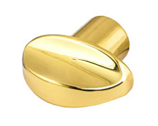 Вертушка для цилиндра Extreza KNOB-1 полированная латунь F01