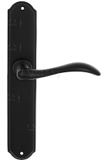 Дверная ручка на планке Extreza AGATA-PL01-F22 (AGATA 310) черный матовый
