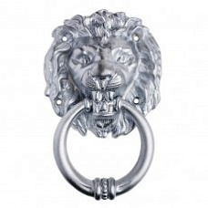 Дверная ручка-гонг Leone (Лев) CR.SAT