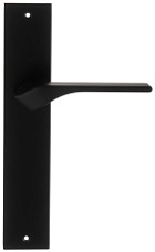 Дверная ручка на планке Extreza AURA-PL11-F22 (AURA 134) черный матовый